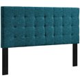 thumbnail image 3 of Modway Paisley Tufted Twin Upholstered Linen Fabric Headboard, Blue, 3 of 4