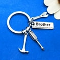 thumbnail image 3 of Funny Gift for Brother Birthday Gift for Men Boys Friendship Gift for Friends Graduation Gift for Bonus Brother Step Brother Wedding Gift for Brother in Law Christmas Stainless Steel Jewelry Gift, 3 of 4