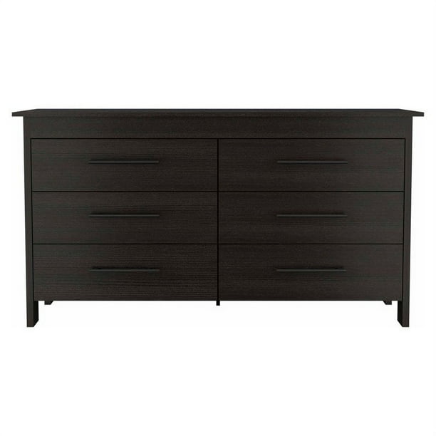 Atlin designs 6 drawer double dresser in coffee deals