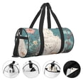 thumbnail image 3 of Easygdp Celestial Cat And Flowers Bolsa de Viaje, Bolsa de Mano, Bolsa de Gimnasio, Bolsa de Equipaje para Viaje, 3 of 6