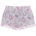 thumbnail image 3 of Girls Satin Pajama Set 4 Pack, Short Sleeve Button-Down Sleepwear for Kids, Soft and Breathable Nightwear, 3 of 5
