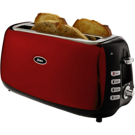 Oster 4-Slice Toaster, Red - Walmart.com