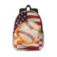 thumbnail image 1 of Disketp Baseball Ball With Flag Mochila Escolar de 15 Pulgadas, Mochila Ligera para Estudiantes, Viajes y Trabajo, Cómoda y Resistente para el Uso Diario, 1 of 6