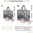 thumbnail image 2 of FORMRS Womens Corduroy Tote Bag Crossbody Shoulder Handbag with Pocket, Green Window, 2 of 7