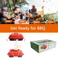 thumbnail image 2 of GEERTOP Portable Charcoal Grill with Lid Folding Barbecue Grill for Outdoor Camping Cooking Small Table Top BBQ Grill for Picnic Patio Backyard, 2 of 7