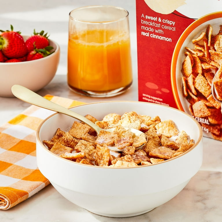 Great Value Cinnamon Crunch Breakfast Cereal, 20.25 oz with real