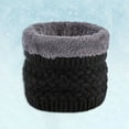 thumbnail image 2 of Women Winter Neck Warmer Gaiter Soft Lined Knit Scarf Windproof Warm Double Layer Thick Cold Weather Accessory, 2 of 3