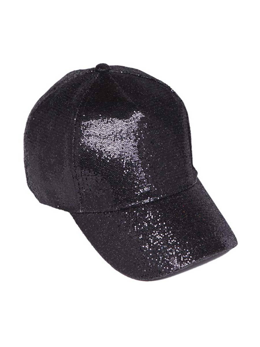 glitter baseball cap