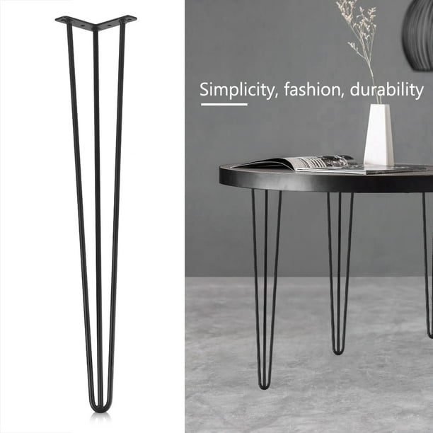Ylshrf Furniture Legs 4pcs Set 28inch 30inch Hairpin Metal Table Solid Iron Laptop Desk Com Solid Iron Laptop Desk Hairpin Legs, Metal Legs To Make Table