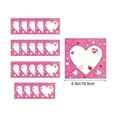 thumbnail image 3 of Valentine's Day Party Supplies - 20-Piece Glitter Heart Disposable Tableware Set with Pink Tissues for Romantic Dinners, 3 of 6