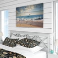thumbnail image 4 of Designart "Oceanic Life Harmony" Blue Coastal Bedding Covert Set - Nautical & Coastal Bed Set With 2 Shams, 4 of 5