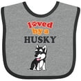 thumbnail image 3 of Inktastic Siberian Husky Dog Puppy Boys or Girls Baby Bib, 3 of 4