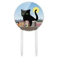 thumbnail image 1 of Acrylic Giant Black Cat Playing with Cars Cake Topper Party Decoration for Wedding Anniversary Birthday Graduation, 1 of 6