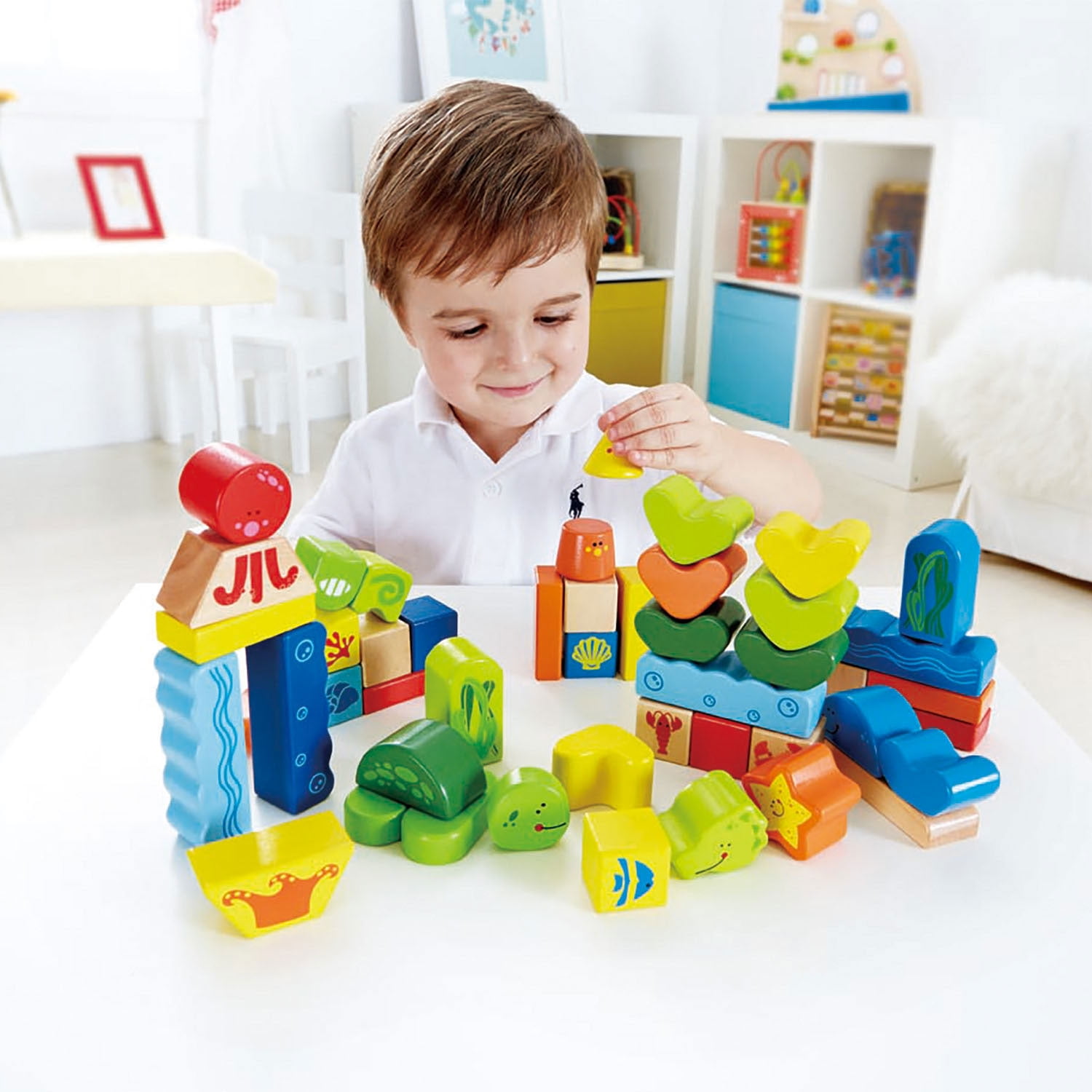 hape stacking blocks