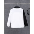 thumbnail image 3 of Mikrdoo Boys Long Sleeve Color Block Button Down Tops, Sizes 7-15, 3 of 8