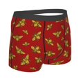 thumbnail image 3 of Haiem Hohey Bee Golden Men's Boxer Briefs, Every Day Comfort Stretch Cotton Moisture-Wicking Underwear-X-Large, 3 of 9