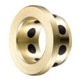 thumbnail image 5 of Uxcell 16mm x 20mm x 12mm Flanged Sleeve Bearings Wrapped Oilless Bushings Brass 2 Pack, 5 of 5