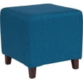 thumbnail image 4 of Ascalon Upholstered Ottoman Pouf in Beige Fabric, 4 of 10