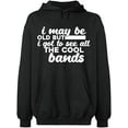 thumbnail image 2 of OXI Hoodie Sweatshirt - The Cool Bands, Basic Casual Hoodie for Men's and Women Fleece Hoodie Long Sleeve - Dark Heather Large, 2 of 3