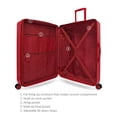 thumbnail image 4 of iFLY Volt 28" Expandable Hardside Checked Spinner Luggage, Red, 4 of 8