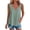 #066-Green, variant on Solid Color Women Tank Top Palace Lock Wave Edge Sleeveless Irregular V Neck Breathable Non See-through Machine Washable No Fading Casual Fashion Daily Top Gift