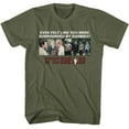 thumbnail image 1 of Shaun Of The Dead T-Shirt Adulte Vert Militaire Entouré de Zombies S, 1 of 2