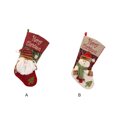 thumbnail image 3 of Naiovety Medias de Feliz Navidad, bocadillos de caramelo, colgador de muñeco de nieve, calcetines, colgante para el hogar, bolsa de regalo Papá Noel, 3 of 6