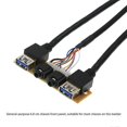 thumbnail image 5 of 60cm Front Case Panel Usb3.0+usb3.0+hd Audio Jack Ports I/o Board+internal Wire Usb Bezel Line Diy, 5 of 5