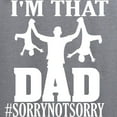 thumbnail image 3 of CafePress - I'M That Dad Sorry Not Sorry Father Sweatshirt - Zip Hoodie, Classic Hooded Sweatshirt with Metal Zipper, 3 of 4