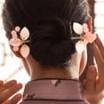 thumbnail image 1 of YSNOOWE 2Ud Adornos Para Peinado Chino En Color Rosa Con Floral Y Agarre Cómodo Para Moda, 1 of 7