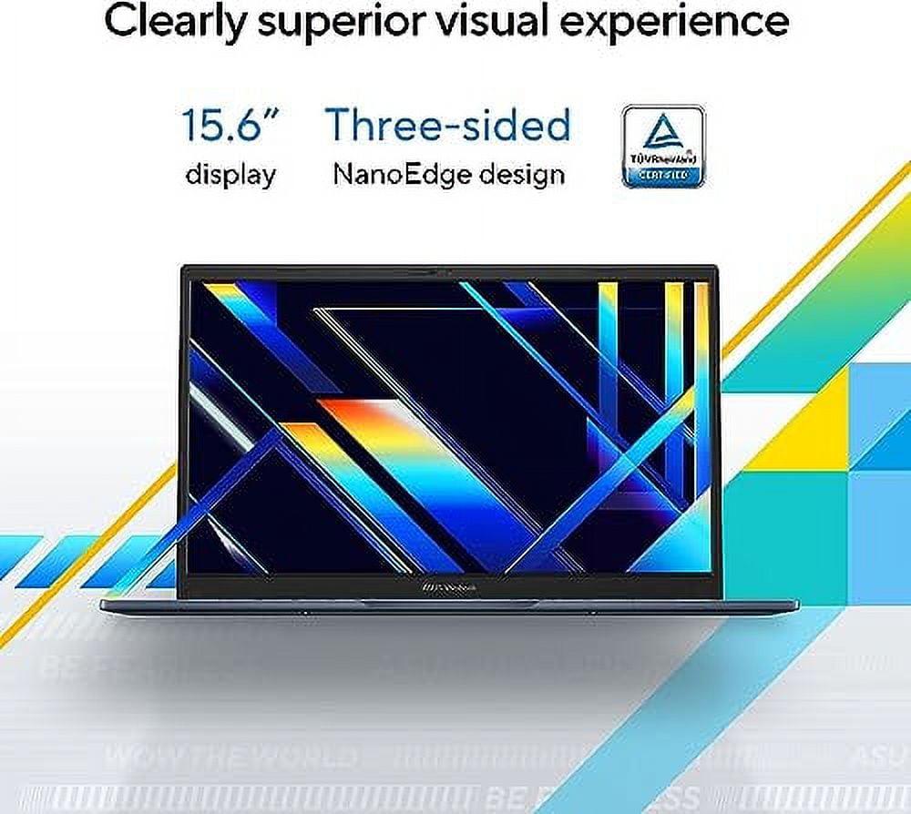 ASUS Vivobook 15 Laptop 2024 Newest, 15.6" FHD Display, Intel Core i3-1215U, 40GB RAM, 1TB SSD, Intel UHD Graphics, Student & Business, Thin & Light, Wi-Fi, Windows 11 Home in S Mode, Quiet Blue