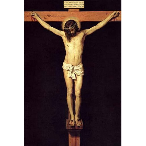 Crucified Christ-Fine Art Canvas Print (20" x 30")