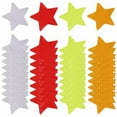 thumbnail image 1 of Advancent 40 pack/lote seguridad con pegatinas reflectantes en forma de estrella para ser visto y seguro hecho para mascotas fácil Ciclismo, 1 of 6