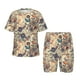 thumbnail image 1 of Balery Floral With Birds Conjunto de Pijama Infantil de Manga Corta con Estampado – Ropa de Dormir de Algodón Suave-Small, 1 of 6