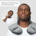 thumbnail image 5 of Geniani Cooling & Heating Neck Wrap – Microwavable Cordless Heat & Cold Pad with Lavender Aromatherapy for Neck, Shoulders & Muscle Relief (Universal Size,  Cloud Gray), 5 of 8