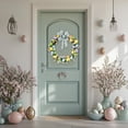 thumbnail image 6 of Garland Decor Easter Front Door Wreath With Colored Egg Spring Assorted Tree Decorations Colorful Indoor Outdoor Home Decor Patio Porch, 6 of 7