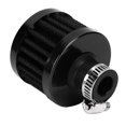 thumbnail image 1 of 13mm/0.5in Mini Filtro de entrada de aire Ventilación Respiradero del cárter Accesorio universal para automóvil Negro, 1 of 9