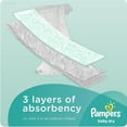 thumbnail image 4 of Pampers Baby Dry Diapers, (Choose Your Size), 4 of 10