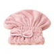 thumbnail image 1 of Toalla de microfibra para secar el cabello, envoltura para la cabeza con gorro de ducha con nudo de lazo, turbante para el cabello, envoltura para el cabello, gorro de baño Inevent HA1838-01, 1 of 6