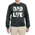 thumbnail image 2 of Wild Bobby,Dad Life Kids Father Husband Best Dad Gift, Father's Day, Unisex Crewneck Graphic Sweatshirt, Heather Black, Large, 2 of 3