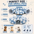 thumbnail image 7 of Dachshund Tunnel Bed, 3 in 1 Foldable Plush Burrow Pet Cave，Purple, 7 of 7