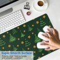 thumbnail image 4 of Long Mouse Pads for Desk,Green Christmas Tree and Star Pattern Desk Mats on Top Of Desks, Desk Mouse Pad Extra Large with 3mm Non-Slip Base and Stitched Edge for Gaming,Office,Work,Home 31.5x11.8in, 4 of 5