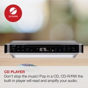 iLive Wireless Bluetooth Under Cabinet Music System with CD Player, IKBC384S