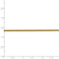 thumbnail image 2 of Primal Gold 14 Karat Yellow Gold 2mm Semi-solid 3-Wire Wheat Chain, 2 of 5
