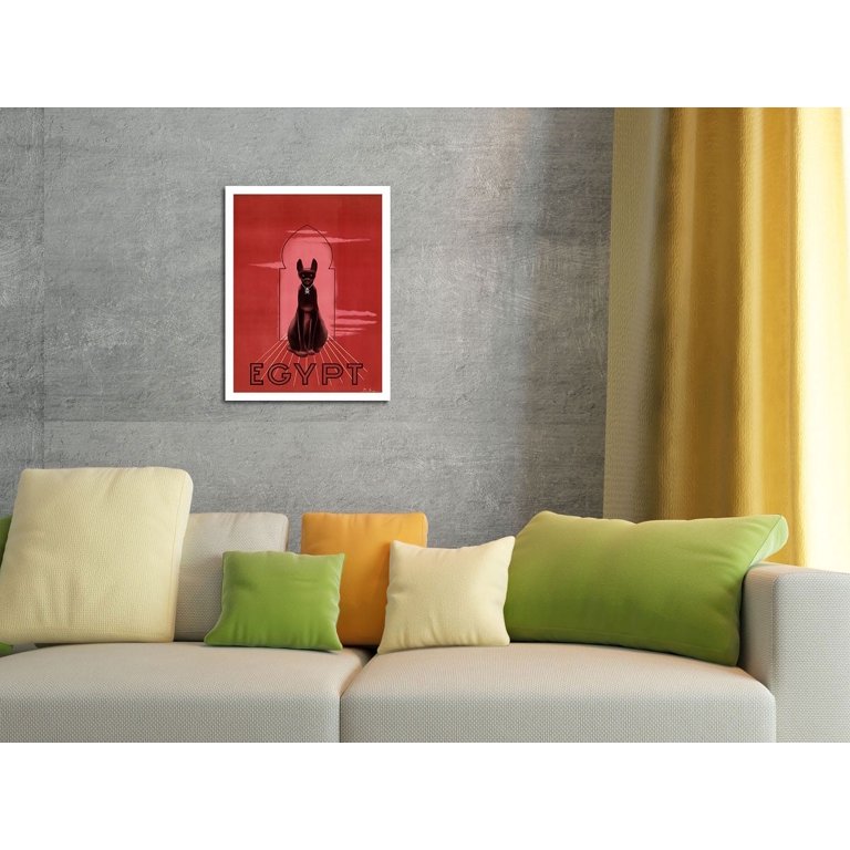 Azmy M. by Cat Bastet 猫 ビンテージポスター エジプト Bastet Print Art Vintage Poster Retro Cat Mythology Egypt Ancient コレクション