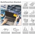 thumbnail image 3 of LHSHID Throw Blanket Gifts for Dad from Daughter Son Soft Fleece Blanket Birthday Gift Father Gift Ideas Luxury Blankets for Bed Sofa and Travel 30x40in, 3 of 6