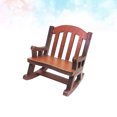 thumbnail image 1 of PENIKOKO 1 Pce Modèle de Mini Chaise Brun pour Déco Maison et Collectionneurs 5.7*2.6 Po, 1 of 8
