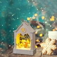 thumbnail image 4 of 12" Christmas Snow Globe Lantern Angel with Music & Timer, USB Lined/Battery Operated Lighted Water Glittering Nativity Lantern for Christmas Festival Centerpiece Decoration Gifts – Angel, 4 of 6