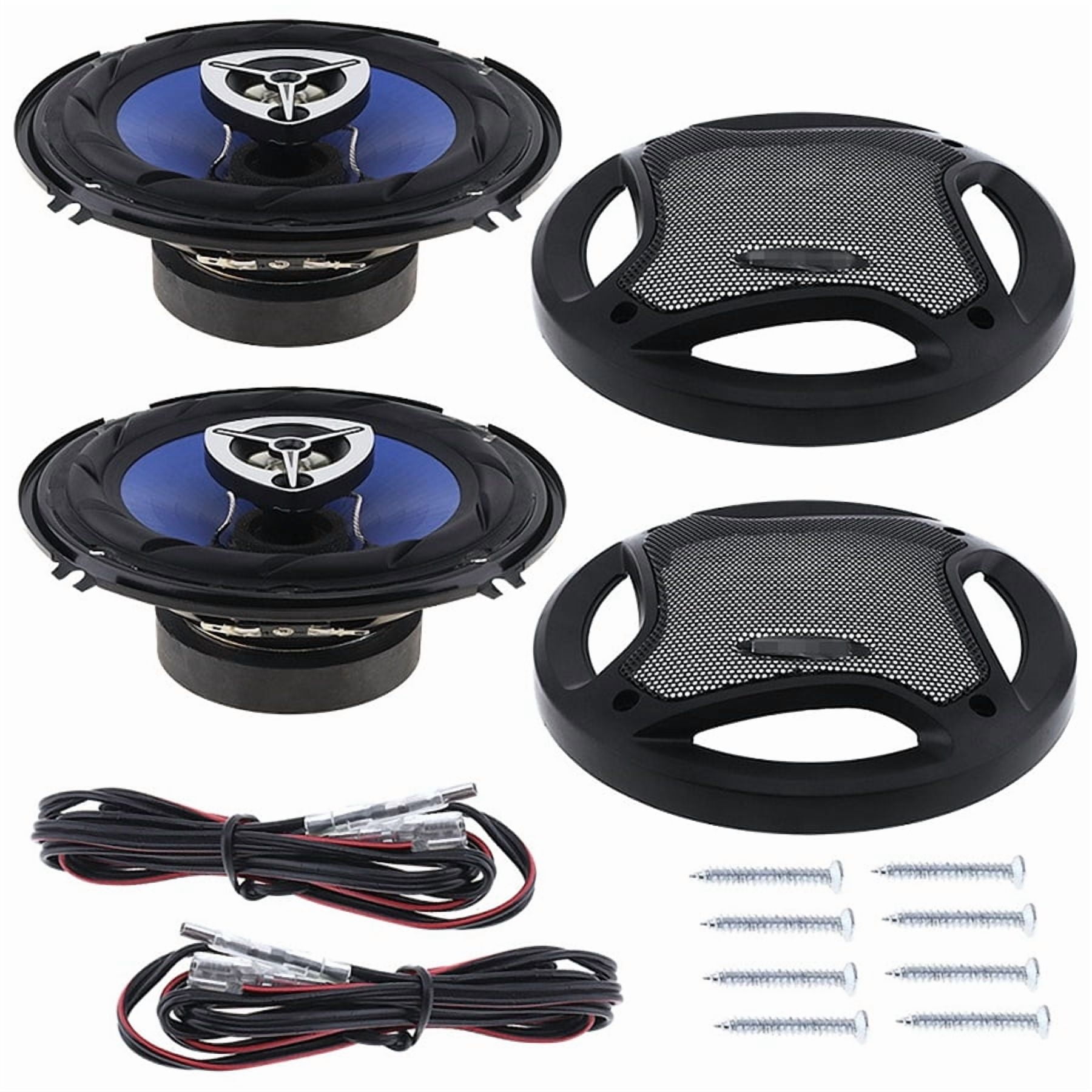 2Pcs 6.5 Inch 500W Car HiFi Coaxial Speaker Car Door Audio Music Stereo Speakers