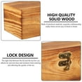 thumbnail image 2 of 1 caja de madera para té, caja para guardar té, caja para empaquetar té, contenedor creativo para té., 2 of 8